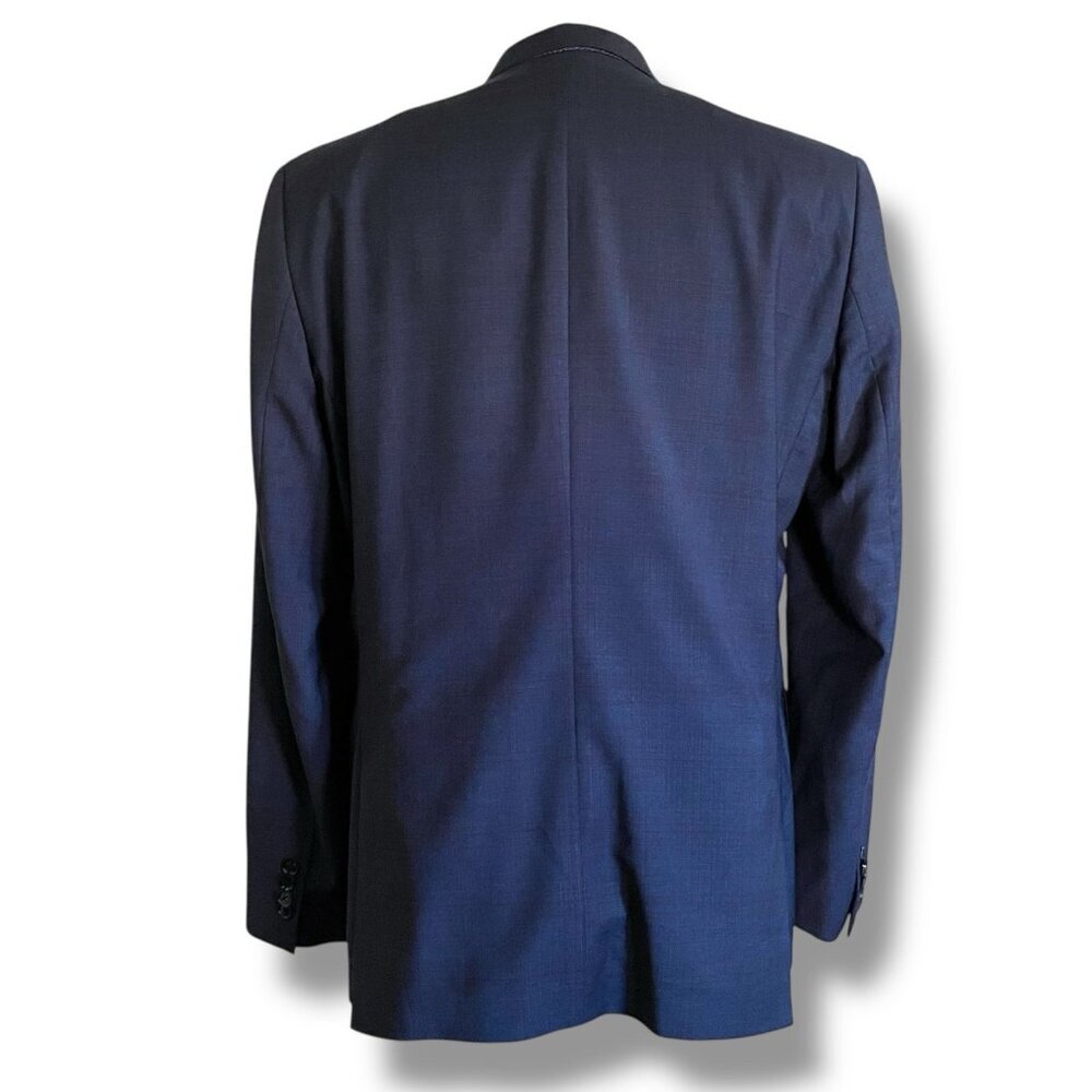 Ted Baker Endurance Jay Blazer Sz 42R Charcoal Gray Plaid Two Button Sport Coat - Picture 5 of 8